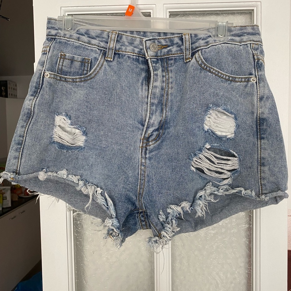 High waisted Denim Shorts